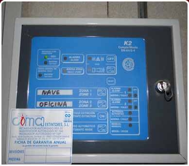 Cima Extintores detector de monóxido de carbono  